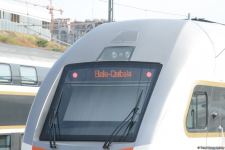 Сегодня из Баку отправился первый электропоезд в Габалу (ФОТО)