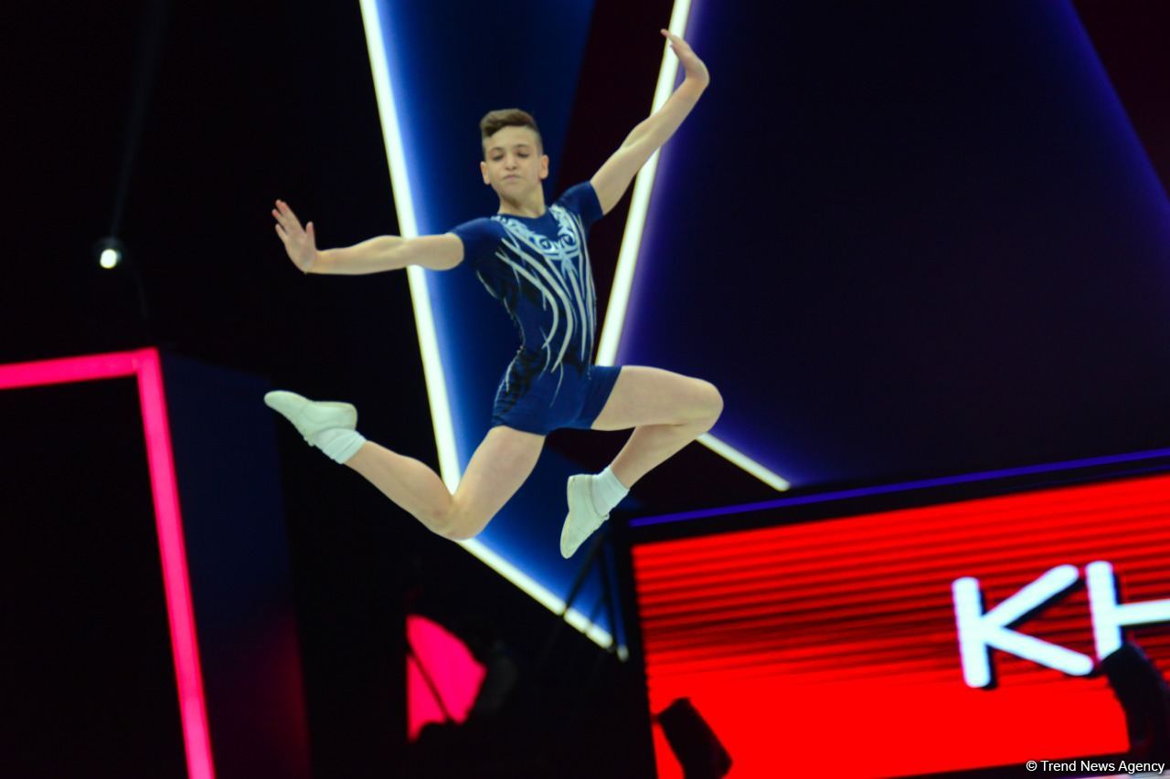 Best moments of first day of Aerobic Gymnastics World Age Group Competition in Baku (PHOTO)