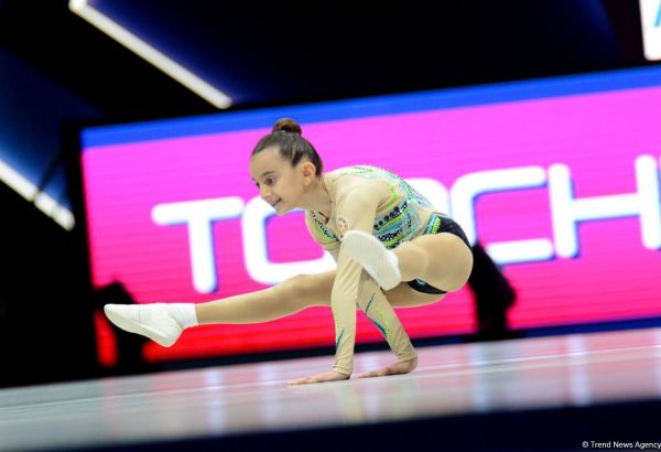 Azerbaijani gymnast reaches final of Aerobic Gymnastics World Age Group Competitions in Baku