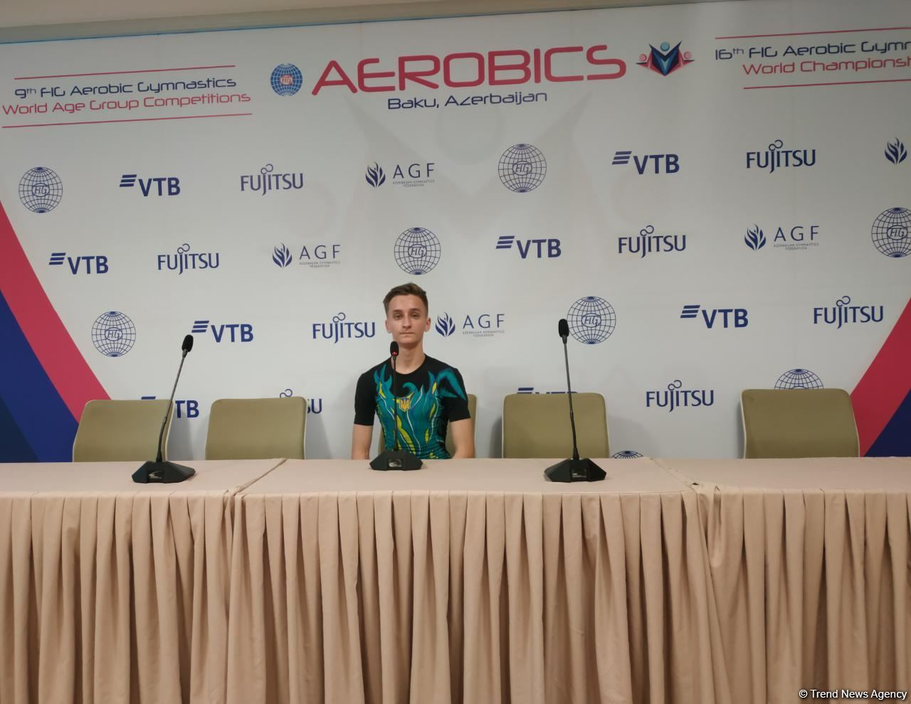 Впечатления от Всемирных соревнований по аэробной гимнастике в Баку замечательные - украинский спортсмен