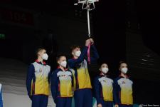 В Баку состоялась церемония награждения победителей Всемирных соревнований по аэробной гимнастике среди групп (ФОТО)