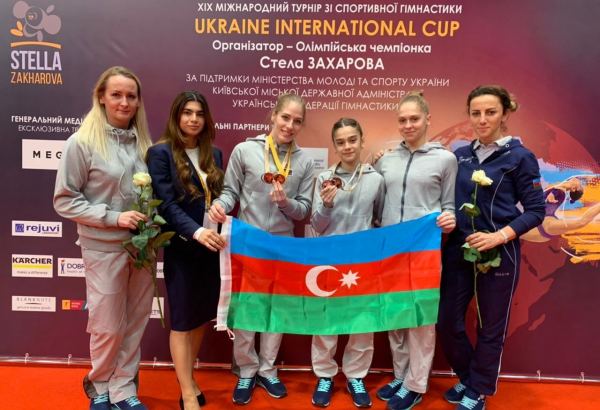 Azerbaijani gymnasts win medals at international tournament in Kiev