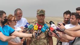 Минобороны Азербайджана проводит учебные курсы для ознакомления с поступившей на вооружение новой инженерной техникой (ФОТО)