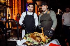 Очень вкусное pre-party  фестиваля "ЖАРА" в Москве с азербайджанскими блюдами -  запеченный ягненок, шах-плов, кутабы... (ФОТО)