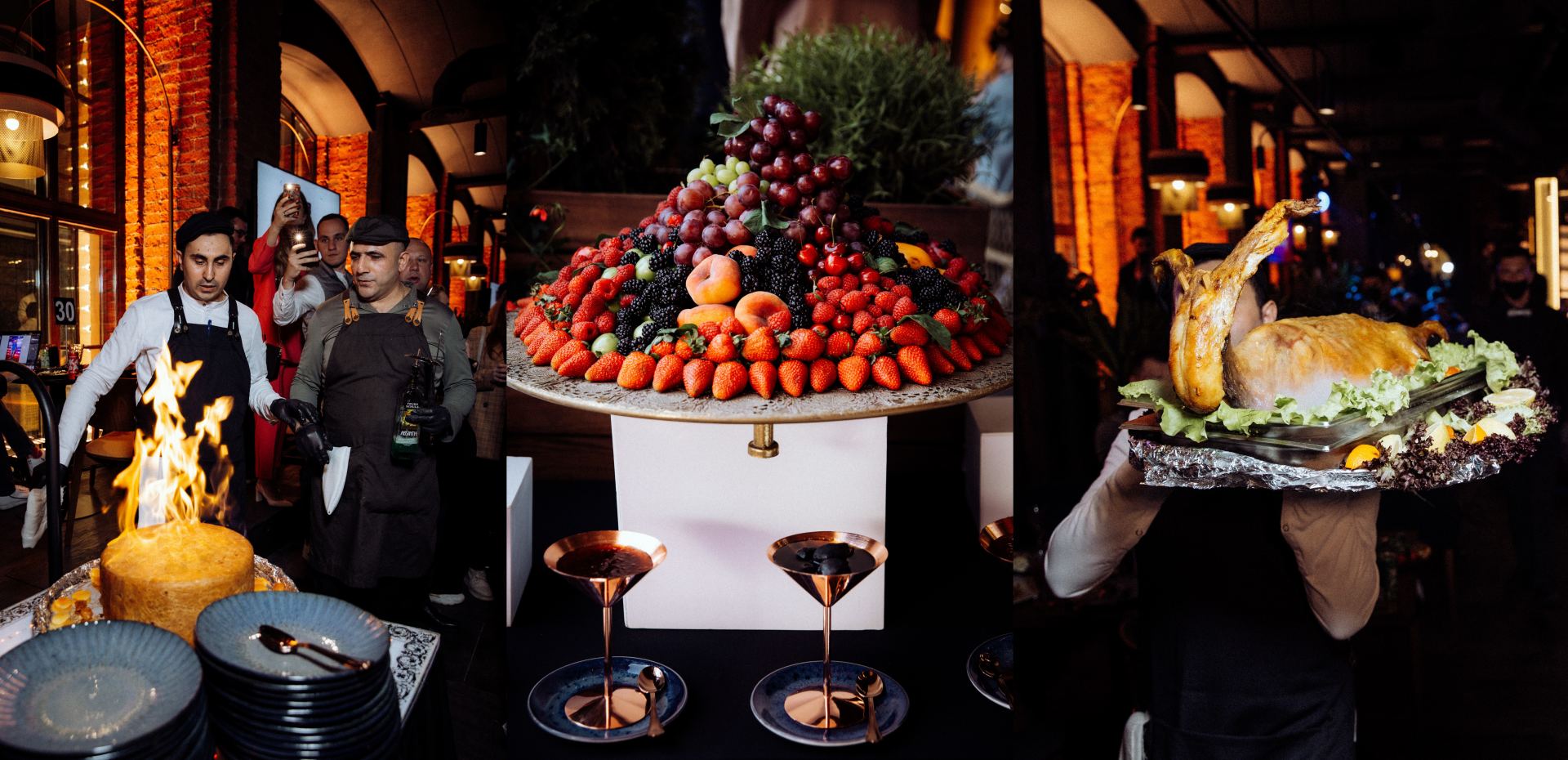 Очень вкусное pre-party  фестиваля "ЖАРА" в Москве с азербайджанскими блюдами -  запеченный ягненок, шах-плов, кутабы... (ФОТО)