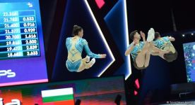 В Баку стартовал первый день 16-го чемпионата мира по аэробной гимнастике (ФОТО)