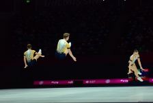 Best moments of first day of Aerobic Gymnastics World Championships in Baku (PHOTO)