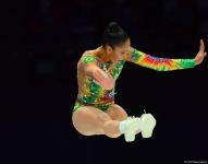 Best moments of first day of Aerobic Gymnastics World Championships in Baku (PHOTO)