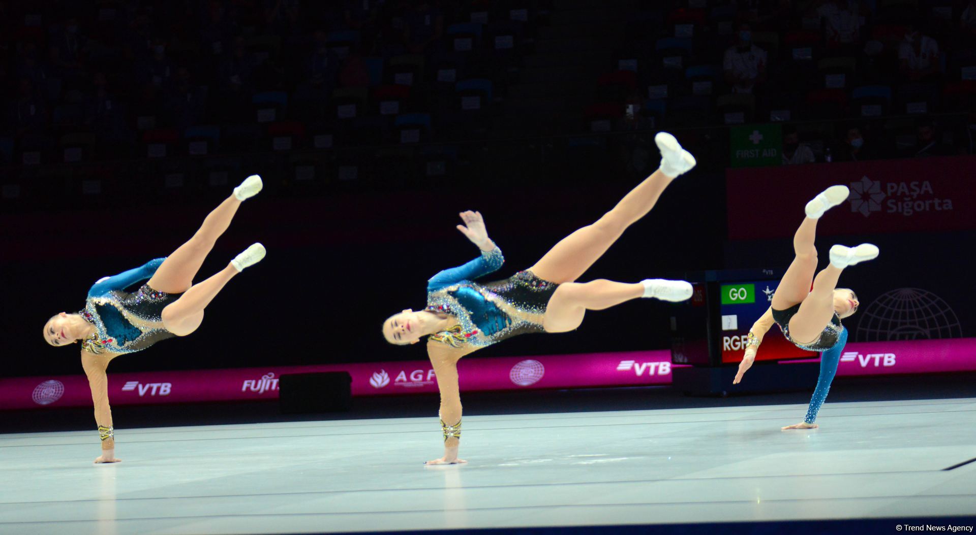 Best moments of first day of Aerobic Gymnastics World Championships in Baku (PHOTO)