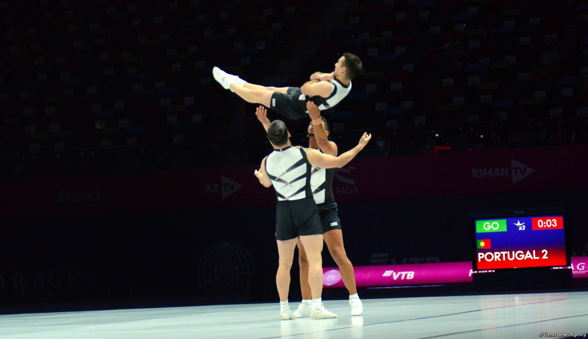 Best moments of first day of Aerobic Gymnastics World Championships in Baku (PHOTO)