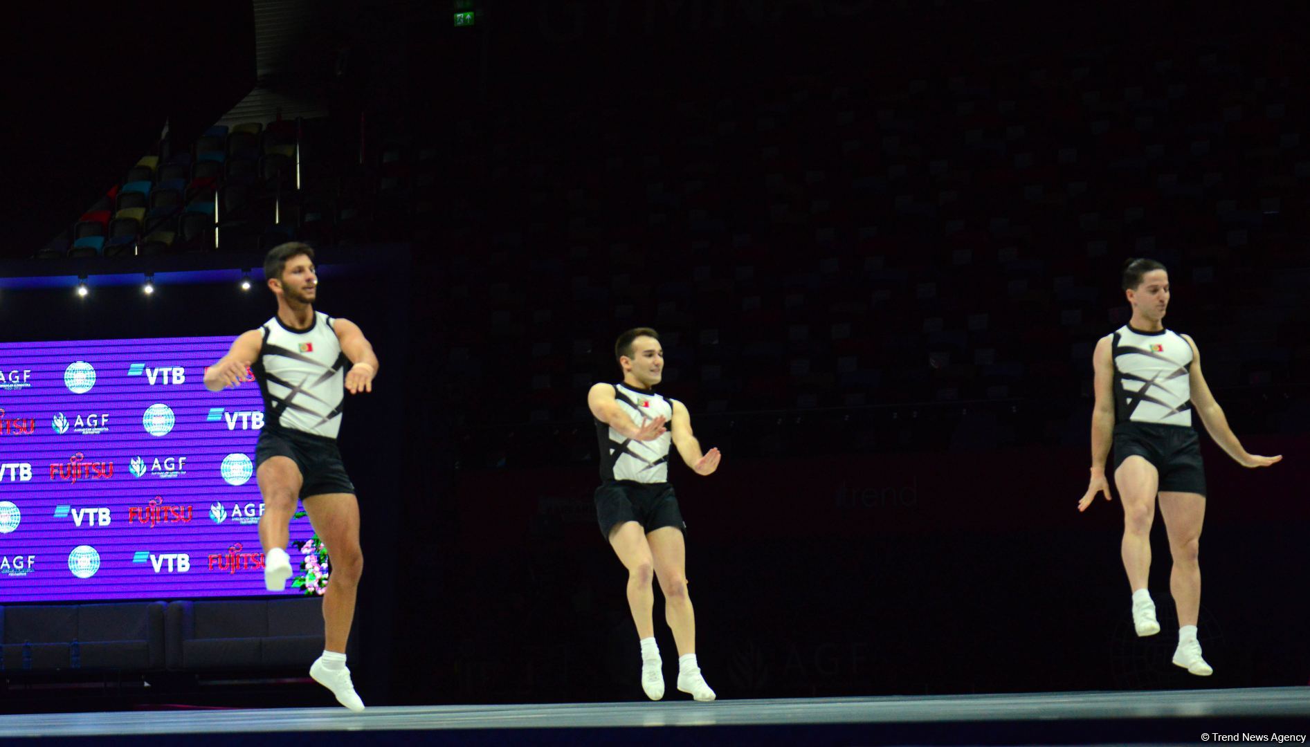 Best moments of first day of Aerobic Gymnastics World Championships in Baku (PHOTO)