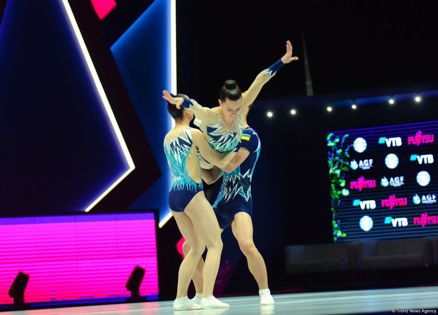 Best moments of first day of Aerobic Gymnastics World Championships in Baku (PHOTO)