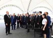 Президент Ильхам Алиев принял участие в церемонии, посвященной началу восстановления города Агдам (ФОТО/ВИДЕО)