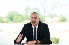 Президент Ильхам Алиев принял участие в церемонии, посвященной началу восстановления города Агдам (ФОТО/ВИДЕО)