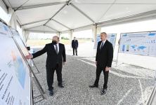 Azerbaijani president attends groundbreaking ceremony for Aghdam Industry Park (PHOTO)