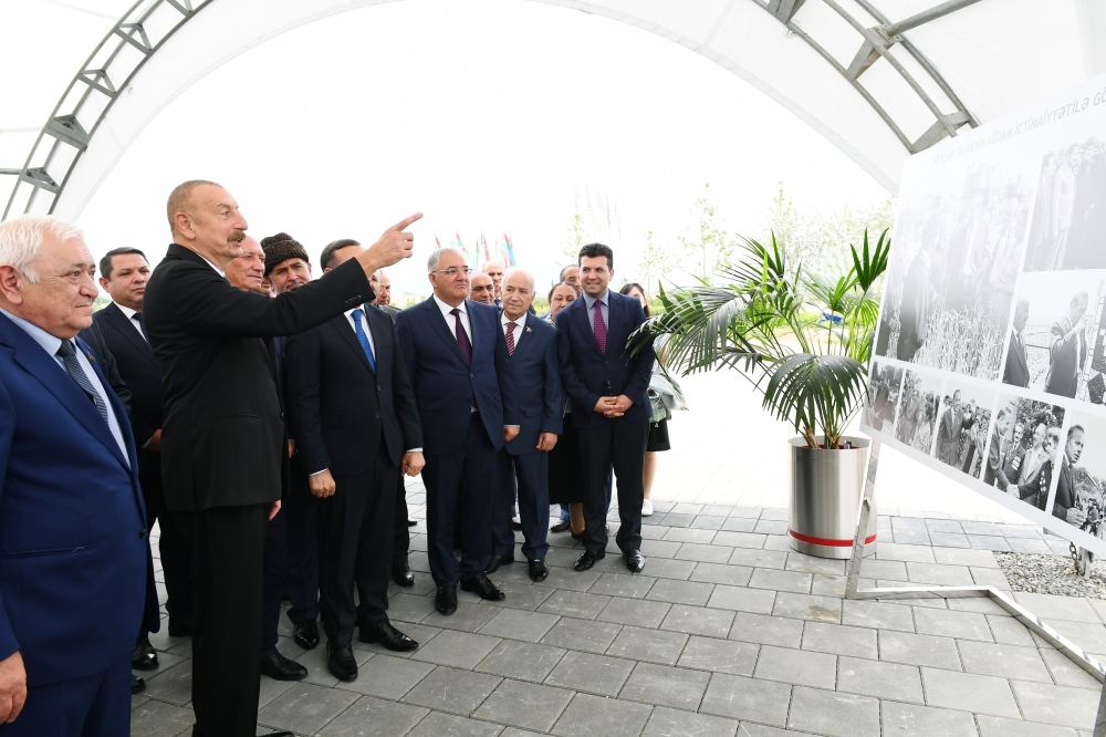 Президент Ильхам Алиев принял участие в церемонии, посвященной началу восстановления города Агдам (ФОТО/ВИДЕО)