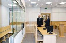 President Ilham Aliyev attended inauguration of new building of Surakhani District Court  (PHOTO)