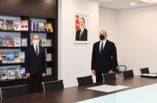 President Ilham Aliyev attended inauguration of new building of Surakhani District Court  (PHOTO)