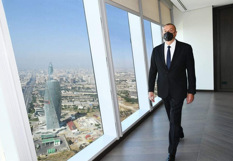 President Ilham Aliyev inaugurated new building of Ministry of Economy (PHOTO)
