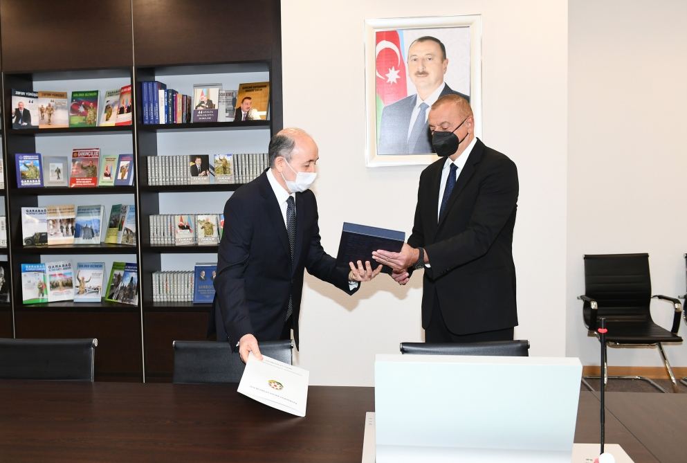 President Ilham Aliyev attended inauguration of new building of Surakhani District Court  (PHOTO)