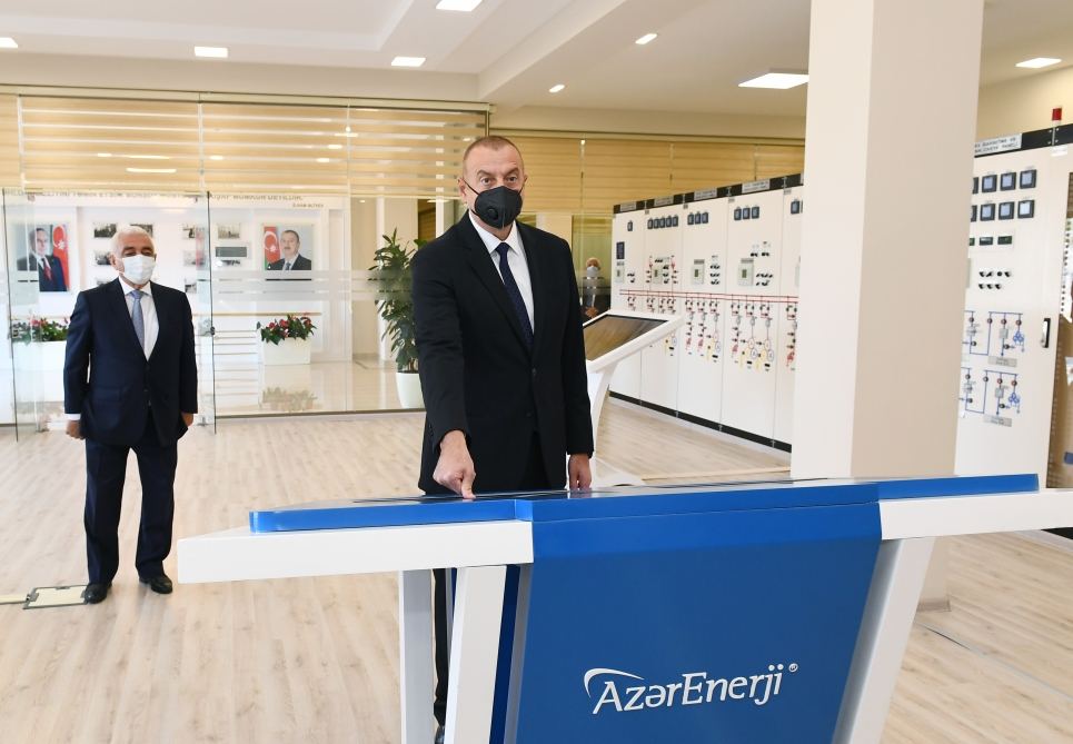 Президент Ильхам Алиев принял участие в открытии подстанции "Бинагади" (ФОТО/ВИДЕО)