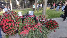 В Баку чтят память журналистов, погибших в результате подрыва на мине в Кельбаджаре (ФОТО)