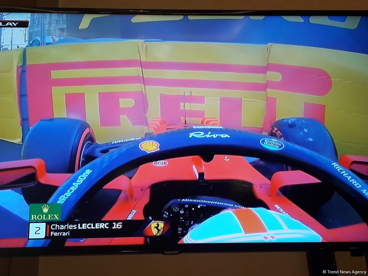Очередная авария болида на Гран-при Азербайджана F1 в Баку (ФОТО)