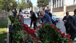 Общественность чтит память журналистов, погибших в результате подрыва на мине в Кельбаджаре (ФОТО/ВИДЕО)