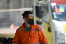 В рамках Гран-при Азербайджана в Баку стартовал третий свободный заезд в классе Формулы-1 (ФОТО)