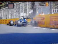 F-1 Qualifying Session of Azerbaijan Grand Prix records first crash (PHOTO)