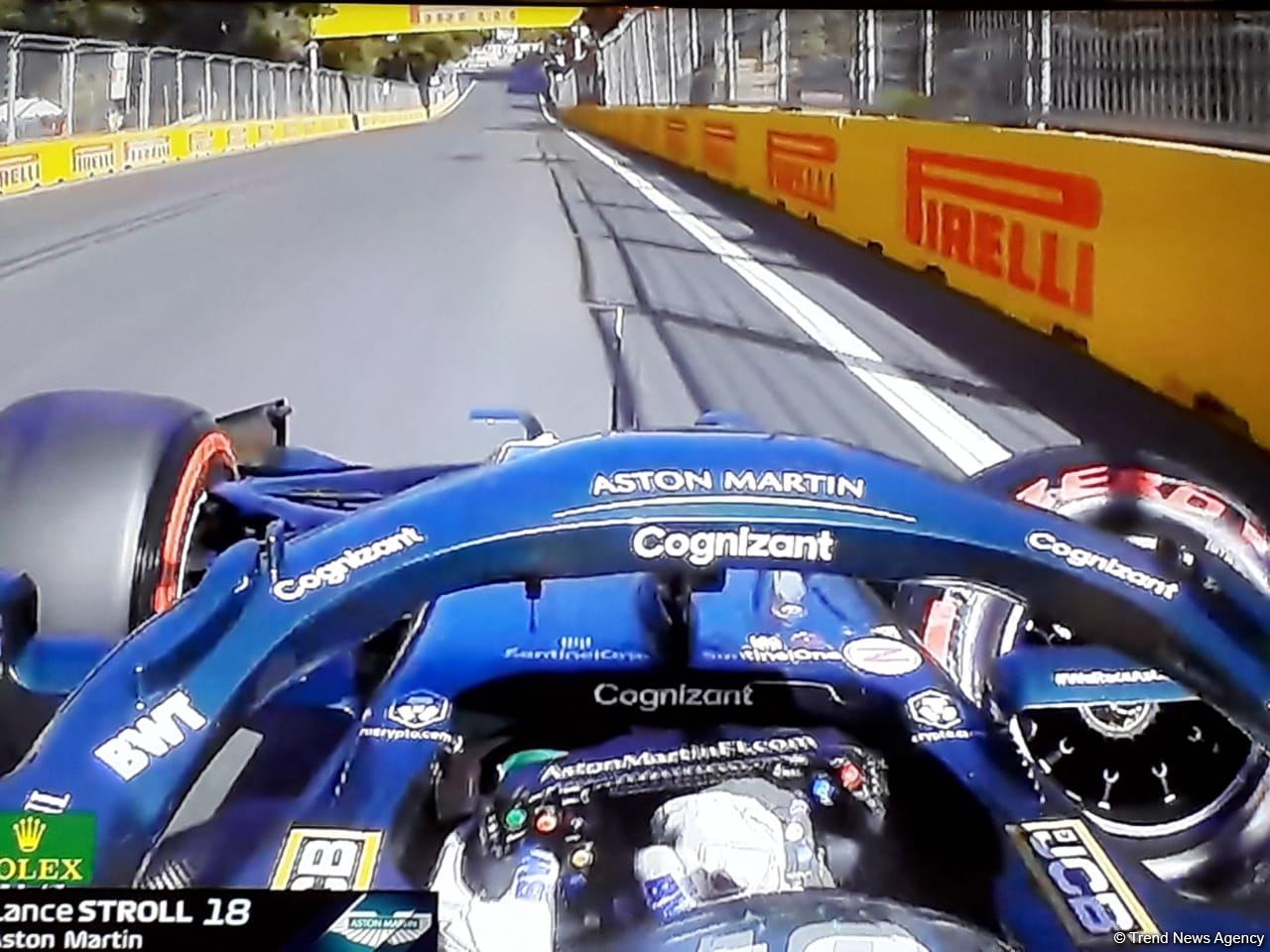 F-1 Qualifying Session of Azerbaijan Grand Prix records first crash (PHOTO)