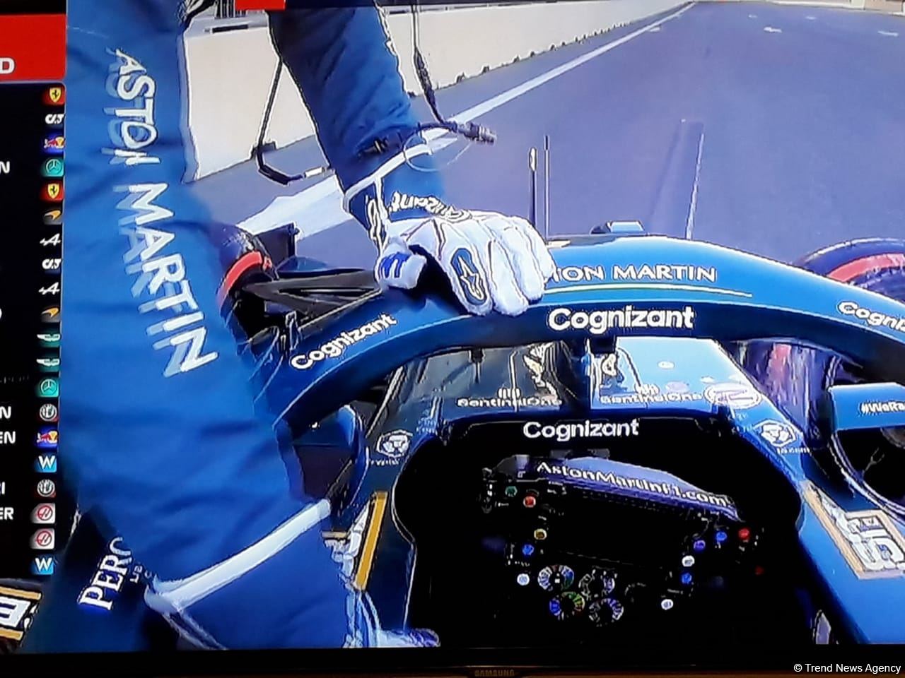 F-1 Qualifying Session of Azerbaijan Grand Prix records first crash (PHOTO)