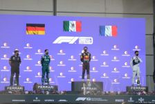 Прошла церемония награждения победителей Гран-при Азербайджана Формулы-1 (ФОТО)