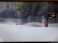 На Гран-при Азербайджана Формулы-1 произошла авария (ФОТО/ВИДЕО)
