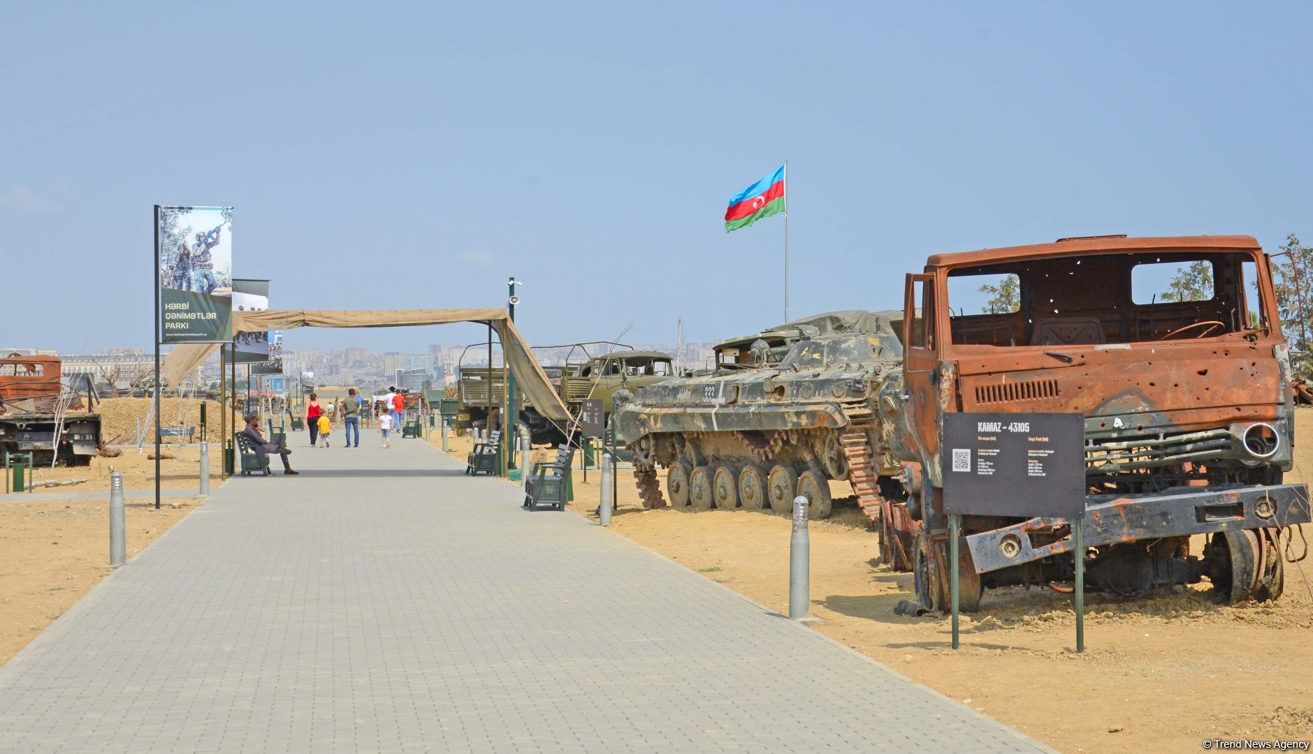 Посетителям Парка военных трофеев в Баку демонстрируется мощь азербайджанской армии (ФОТОРЕПОРТАЖ)