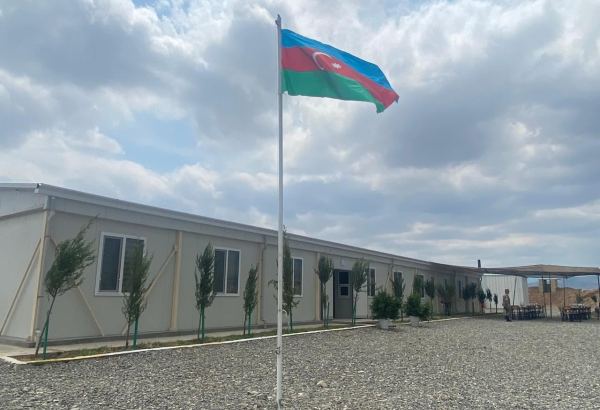 Azerbaijani journalists visit modular military units in liberated lands (PHOTO)
