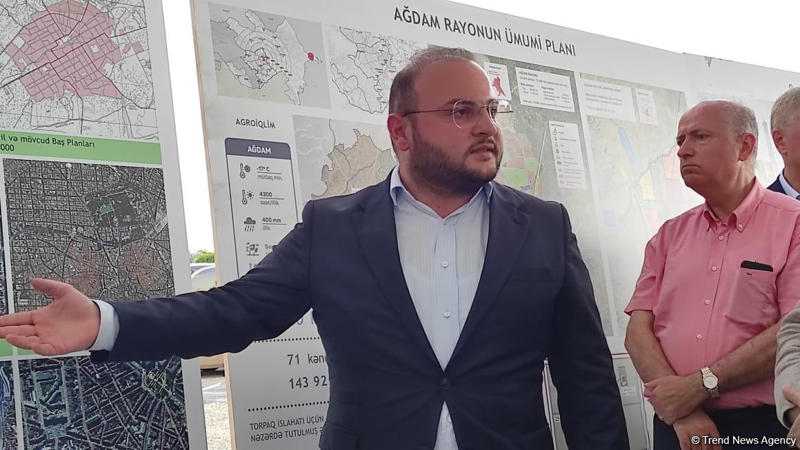 Иностранные дипломаты ознакомились с проектами «Умное село» и «Умный город» в Агдаме (ФОТО)