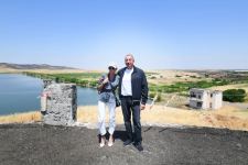 Президент Ильхам Алиев побывал на водохранилище Ашагы Конделенчай в Физулинском районе (ФОТО)
