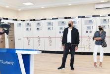 Президент Ильхам Алиев принял участие в открытии подстанции «Физули» (ФОТО)