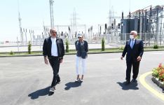 Президент Ильхам Алиев принял участие в открытии подстанции «Физули» (ФОТО)