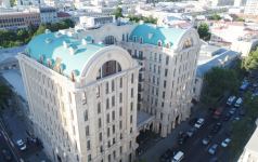 Azerbaijani president, first lady attend inauguration of InterContinental Baku hotel (PHOTO)