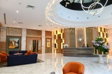 Azerbaijani president, first lady attend inauguration of InterContinental Baku hotel (PHOTO)