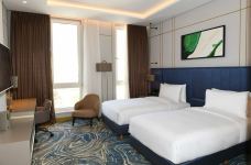 Azerbaijani president, first lady attend inauguration of InterContinental Baku hotel (PHOTO)