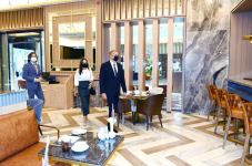 Azerbaijani president, first lady attend inauguration of InterContinental Baku hotel (PHOTO)