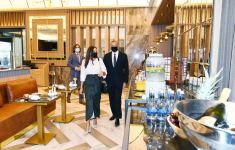 Azerbaijani president, first lady attend inauguration of InterContinental Baku hotel (PHOTO)