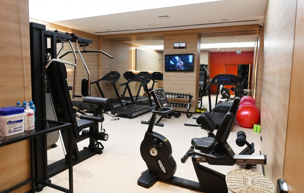 Azerbaijani president, first lady attend inauguration of InterContinental Baku hotel (PHOTO)