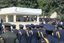 Начальник Военного лицея им. Нахчыванского обратился к курсантам первого после Отечественной войны выпуска (ФОТО/ВИДЕО)