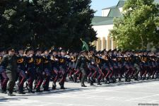 Начальник Военного лицея им. Нахчыванского обратился к курсантам первого после Отечественной войны выпуска (ФОТО/ВИДЕО)