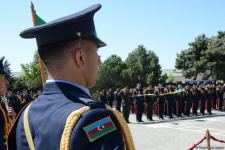 Начальник Военного лицея им. Нахчыванского обратился к курсантам первого после Отечественной войны выпуска (ФОТО/ВИДЕО)