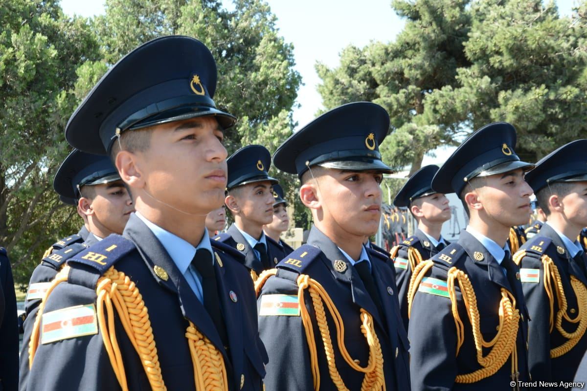 Начальник Военного лицея им. Нахчыванского обратился к курсантам первого после Отечественной войны выпуска (ФОТО/ВИДЕО)